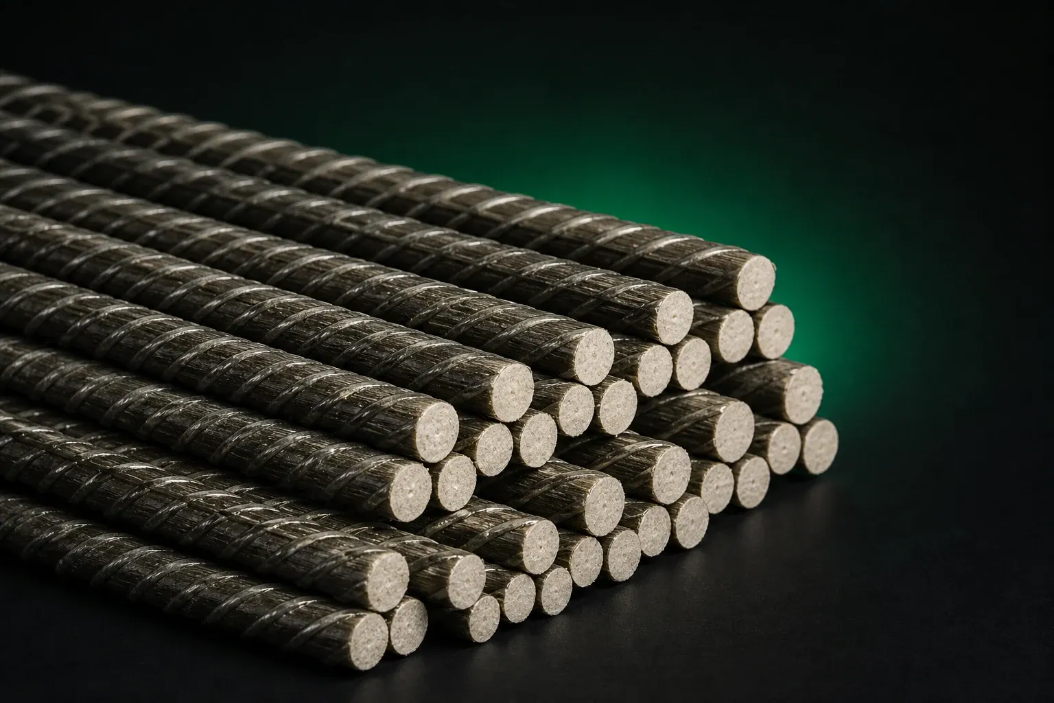 GFRP rebar — studio plate